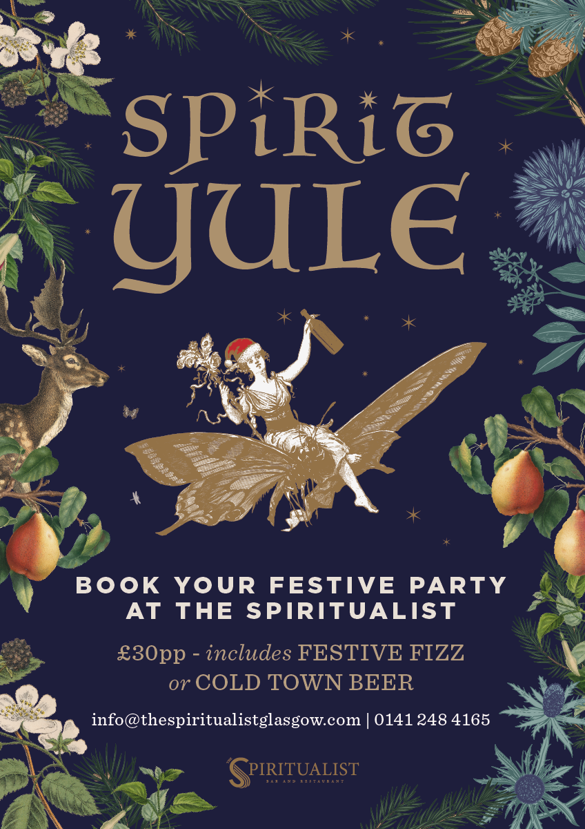 Book Christmas Nights Out at The Spiritualist Glasgow