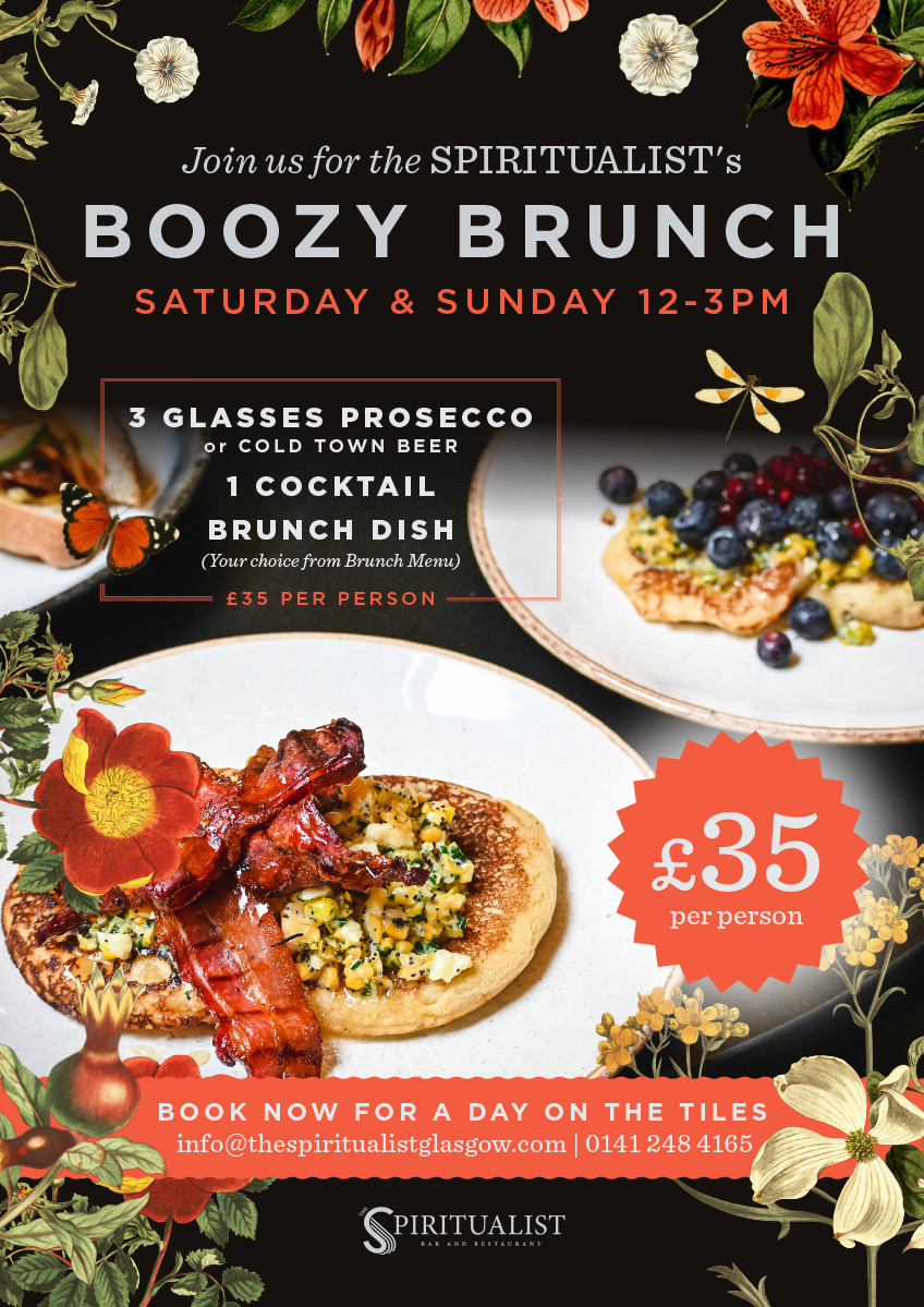 The Spiritualist Glasgow Best Boozy Brunch